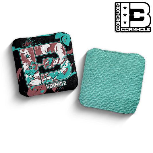 2025 Brotherhood Cornhole Wingman Marble Edition ACL Pro Stamped Cornhole Bags