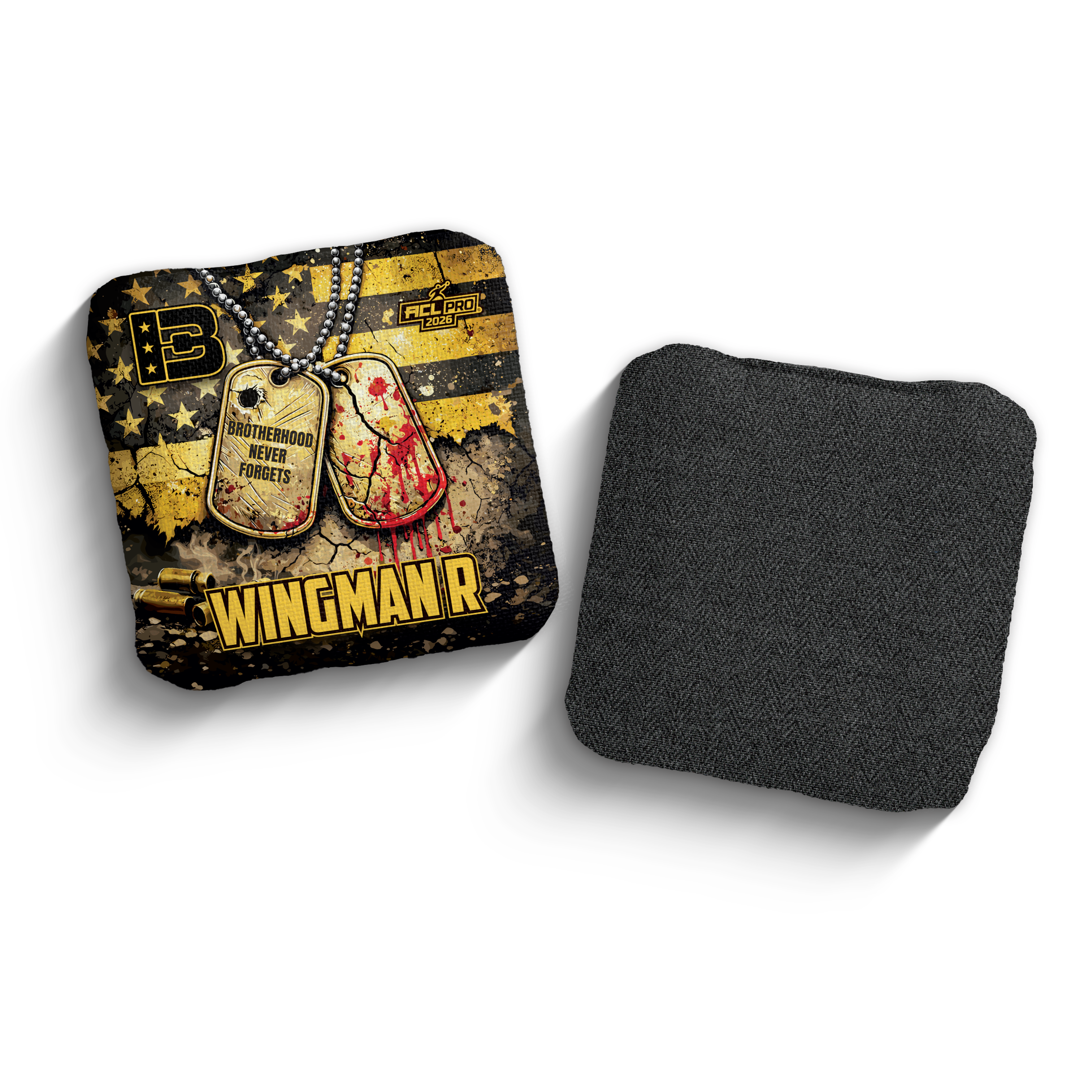 2026 Brotherhood Cornhole Wingman Memorial Day Edition ACL Pro Stamped Cornhole Bags