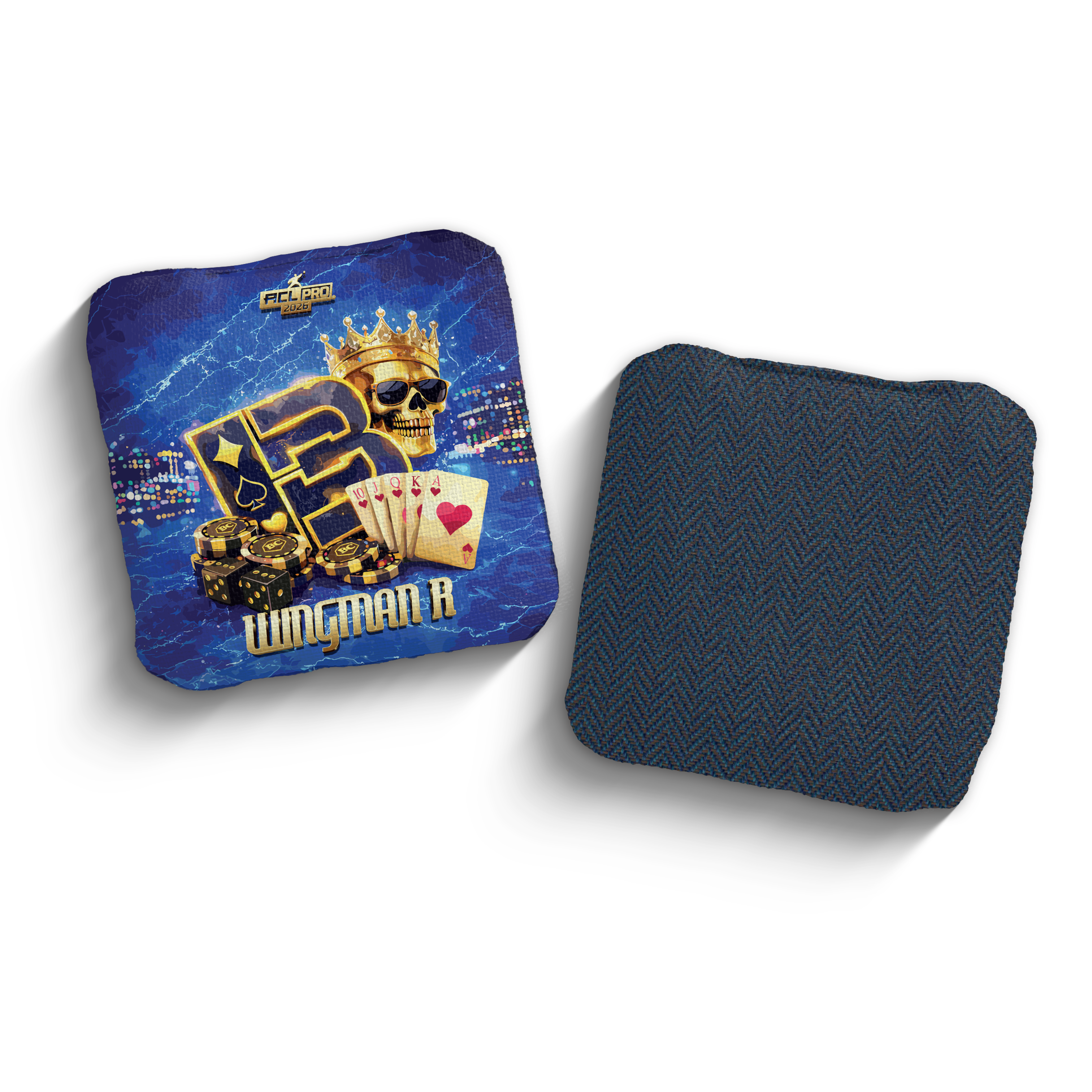 2026 Brotherhood Cornhole Wingman High Stakes Edition ACL Pro Stamped Cornhole Bags - Brotherhood Cornhole