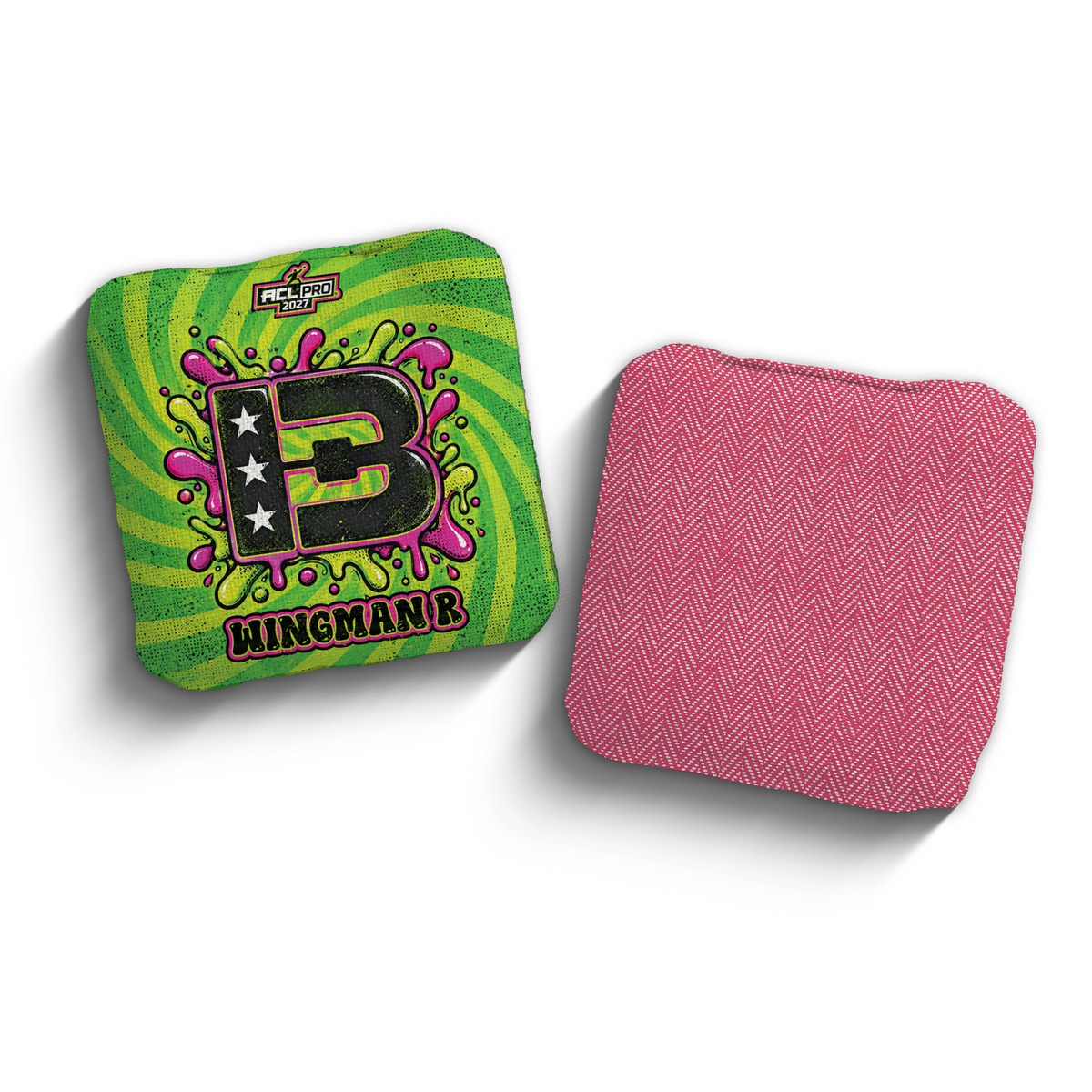 Wingman Acid Slime Edition cornhole bags