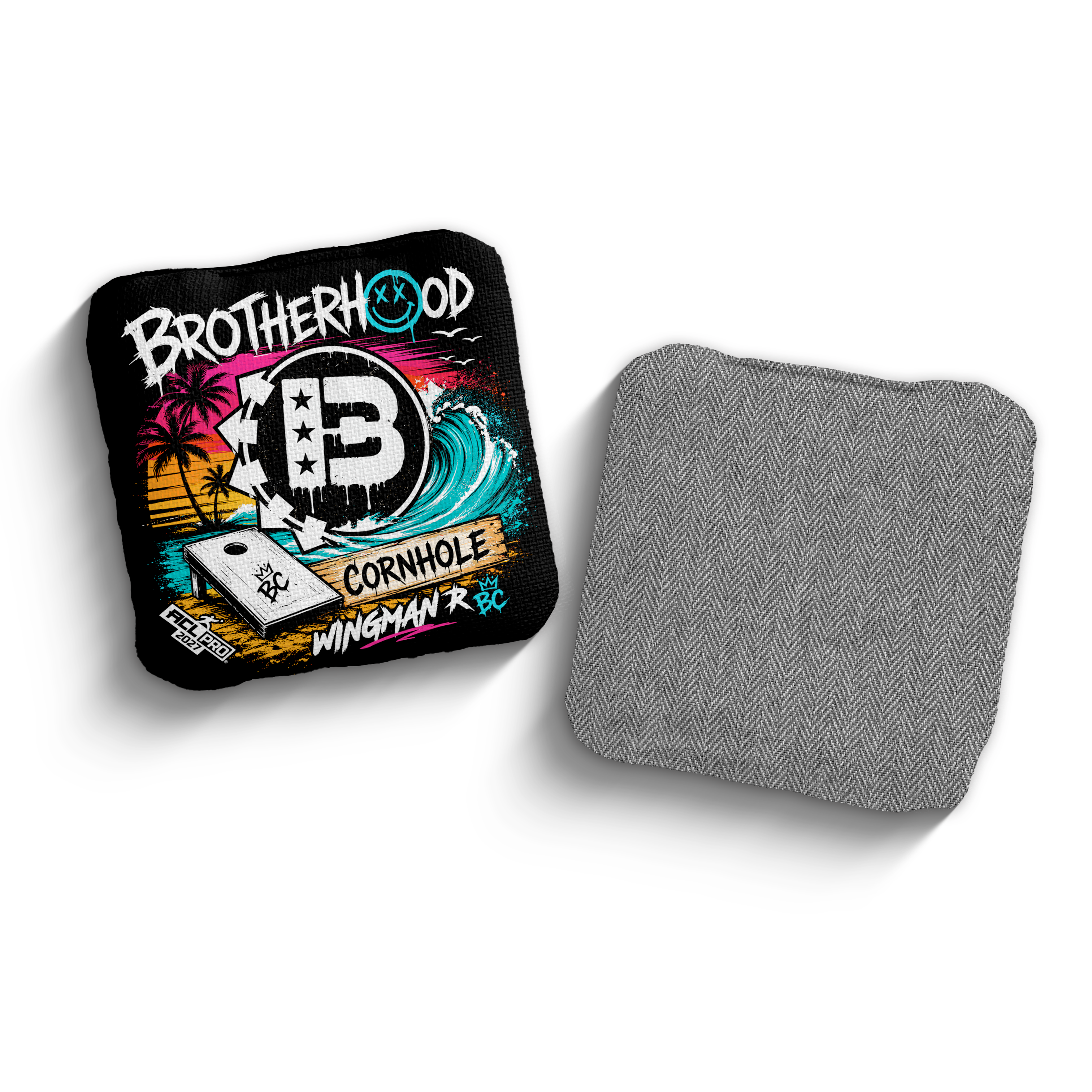 2027 Brotherhood Cornhole Wingman Beach Punk Edition ACL Pro Stamped Cornhole Bags - Brotherhood Cornhole