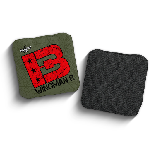 2026 Brotherhood Cornhole Wingman Military Grunge Edition ACL Pro Stamped Cornhole Bags
