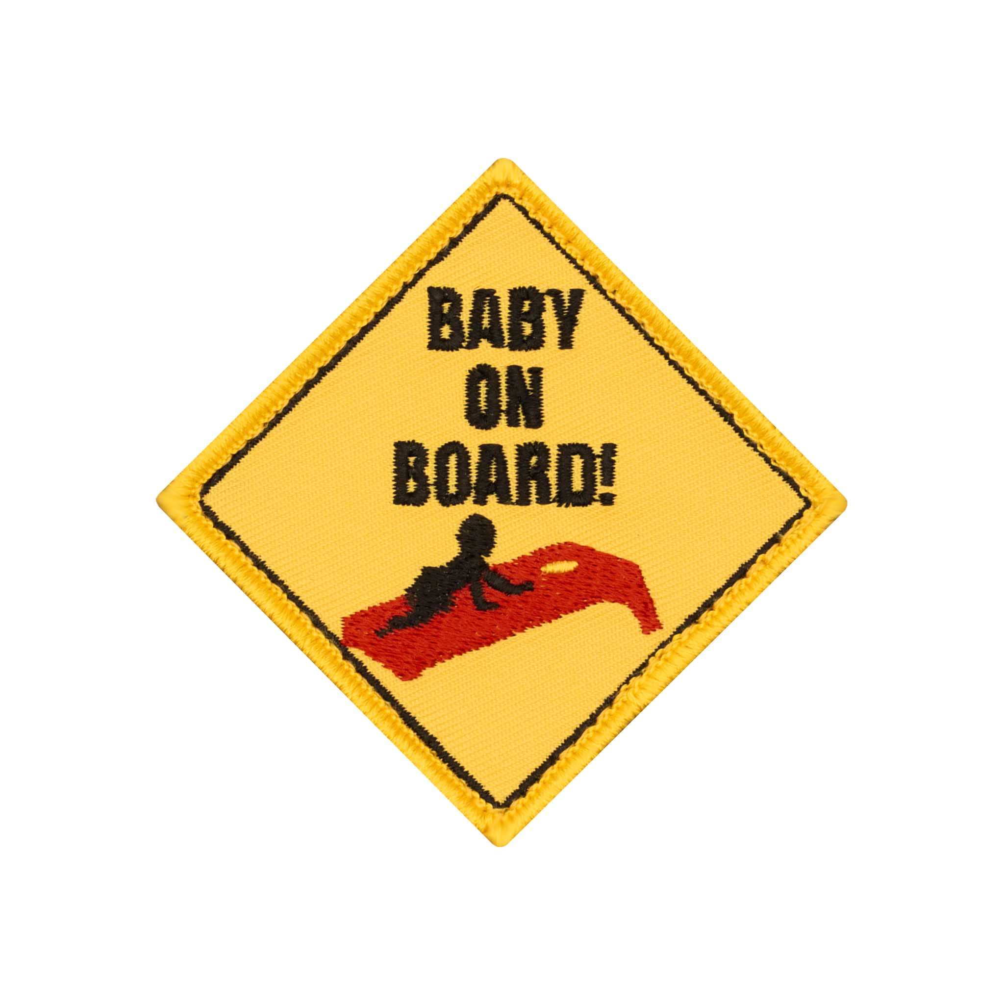 "Baby On Board" Embroidered Velcro Patch - Brotherhood Cornhole