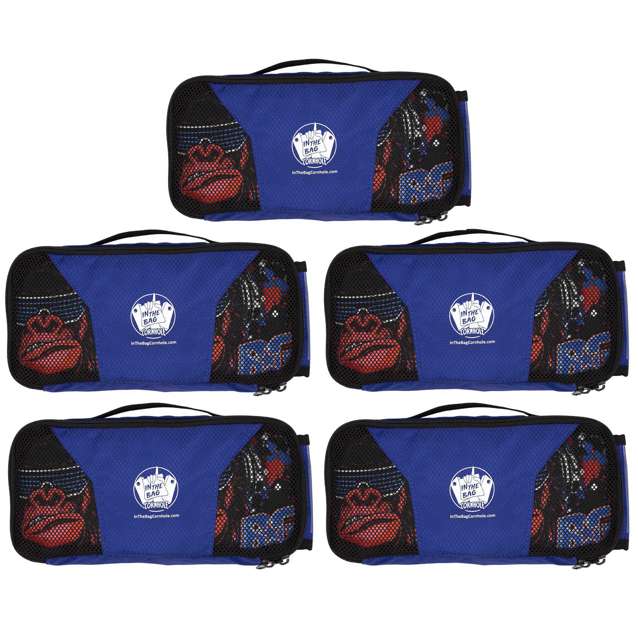 Bag Pouch 5 - PACK (Blue Only) - Brotherhood Cornhole