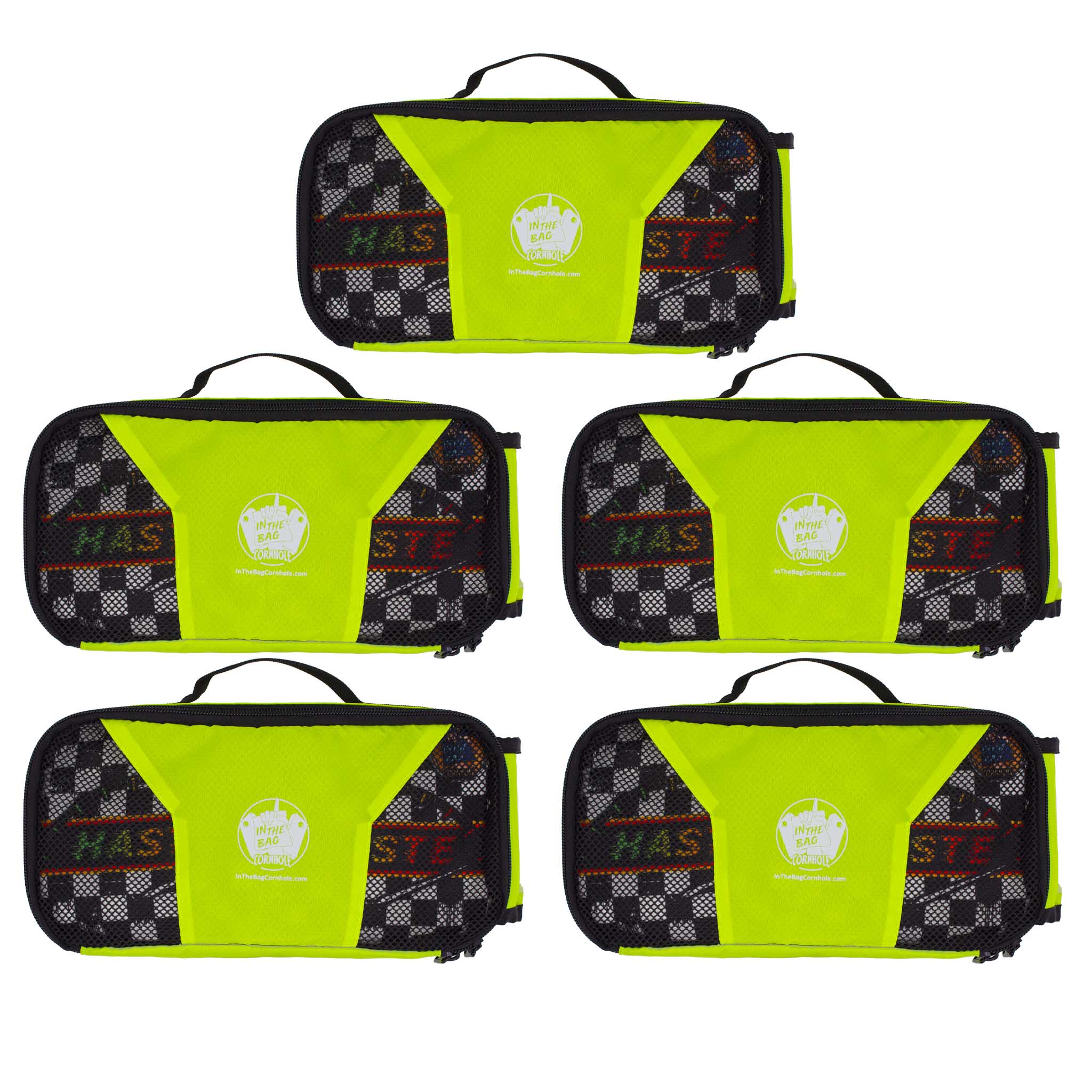 Bag Pouch 5 - PACK (Neon) - Brotherhood Cornhole