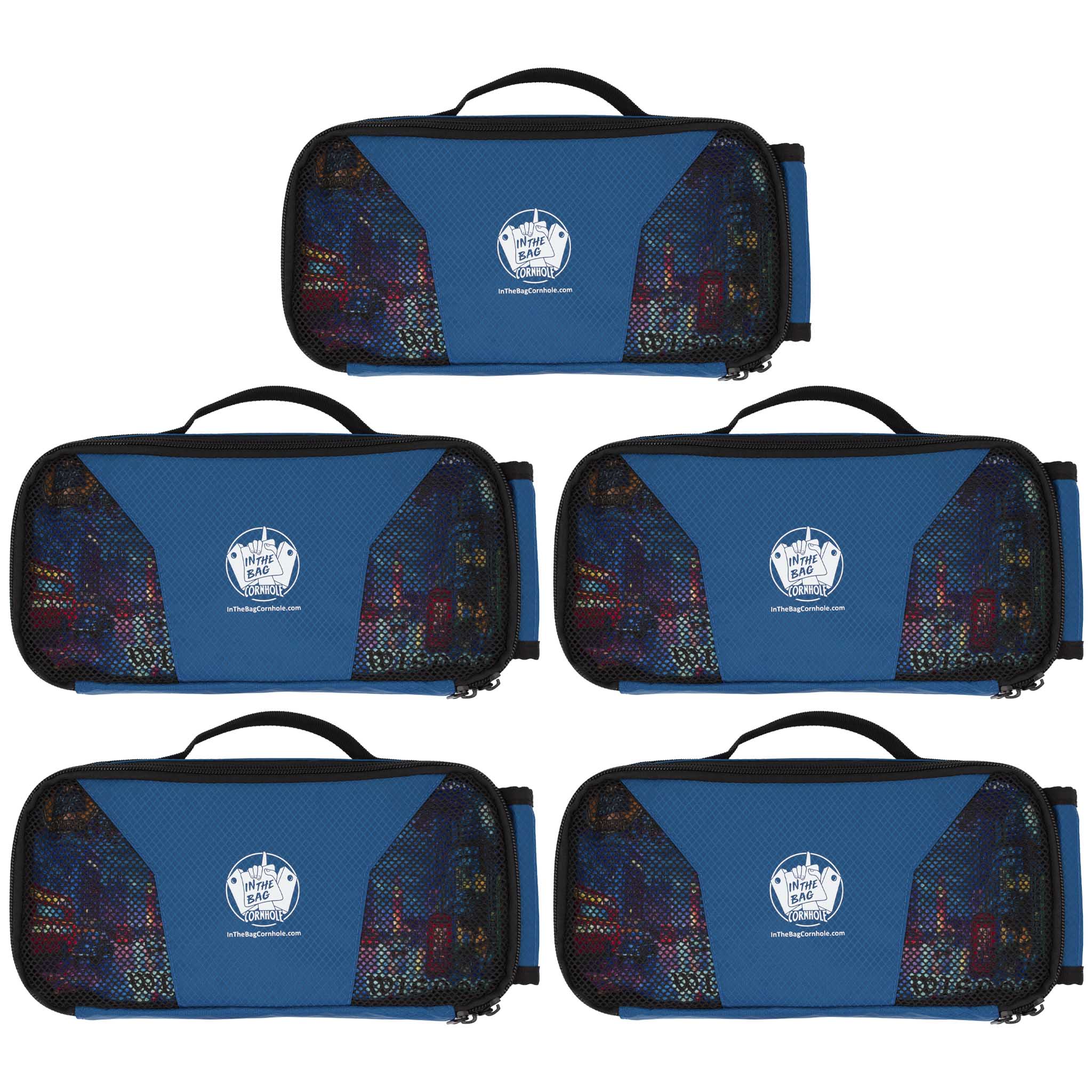 Bag Pouch 5 - PACK (Pacific Blue) - Brotherhood Cornhole