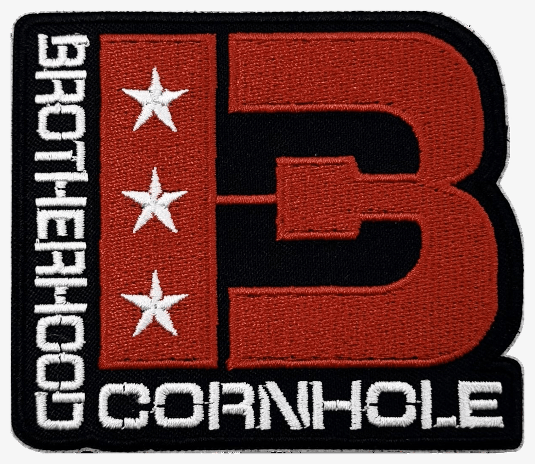 Brotherhood Rocker Patch Premium Brotherhood Cornhole Embroidered Patch