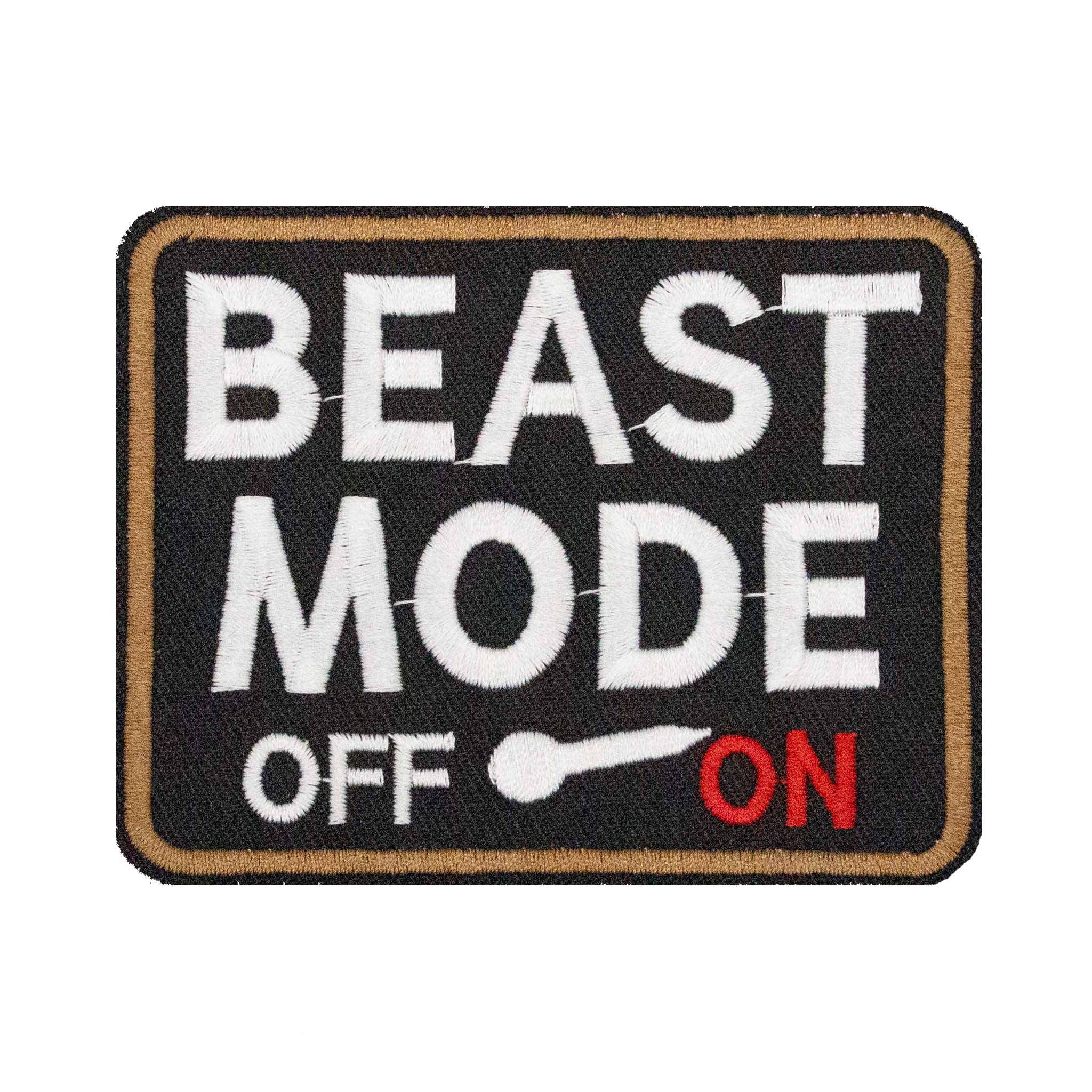 "Beast Mode" Embroidered Velcro Patch - Brotherhood Cornhole