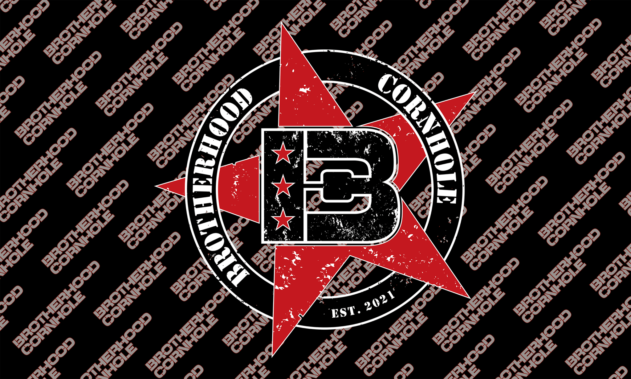 Brotherhood Cornhole 3x5 Banner - Brotherhood Cornhole