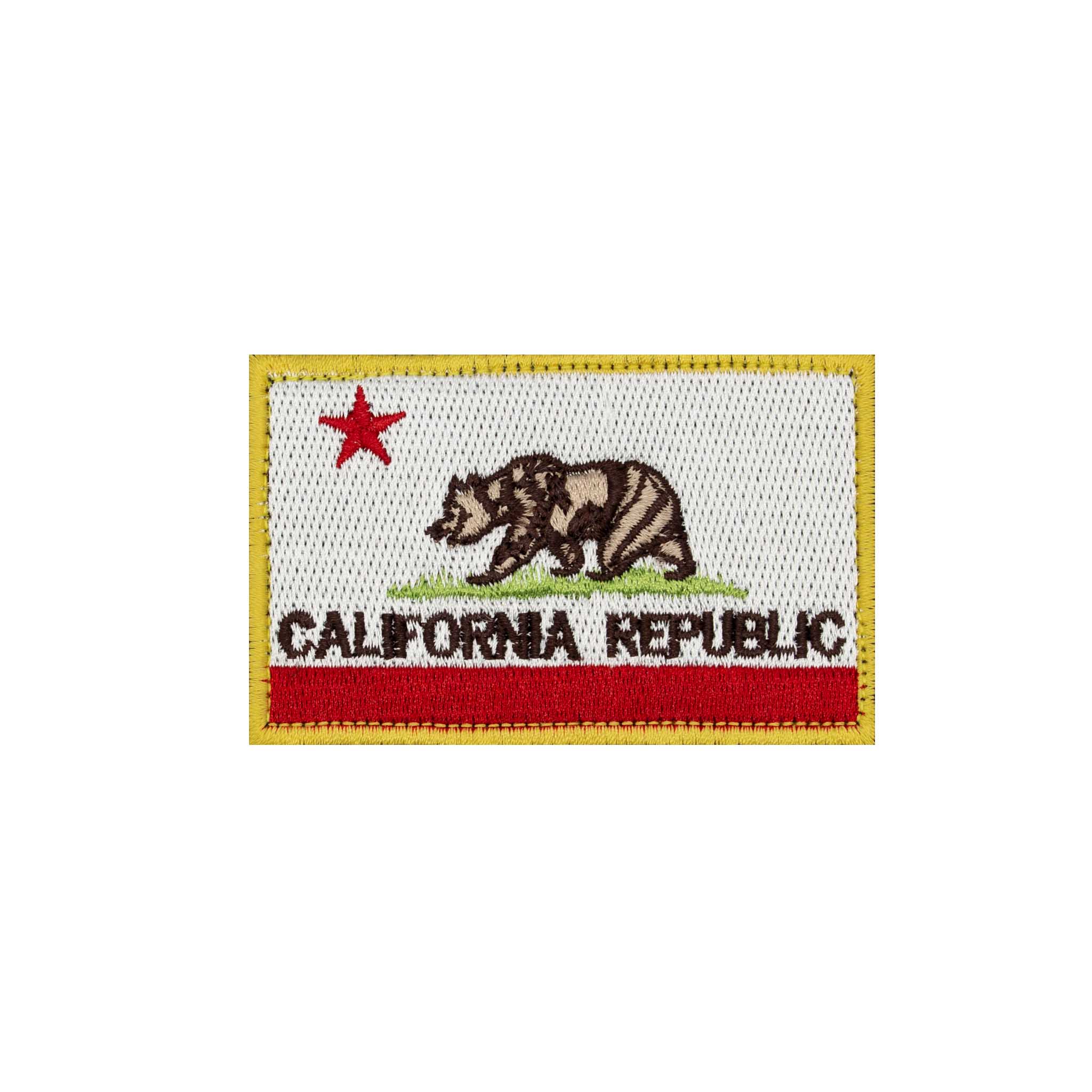 "California State Flag" Embroidered Velcro Patch - Brotherhood Cornhole