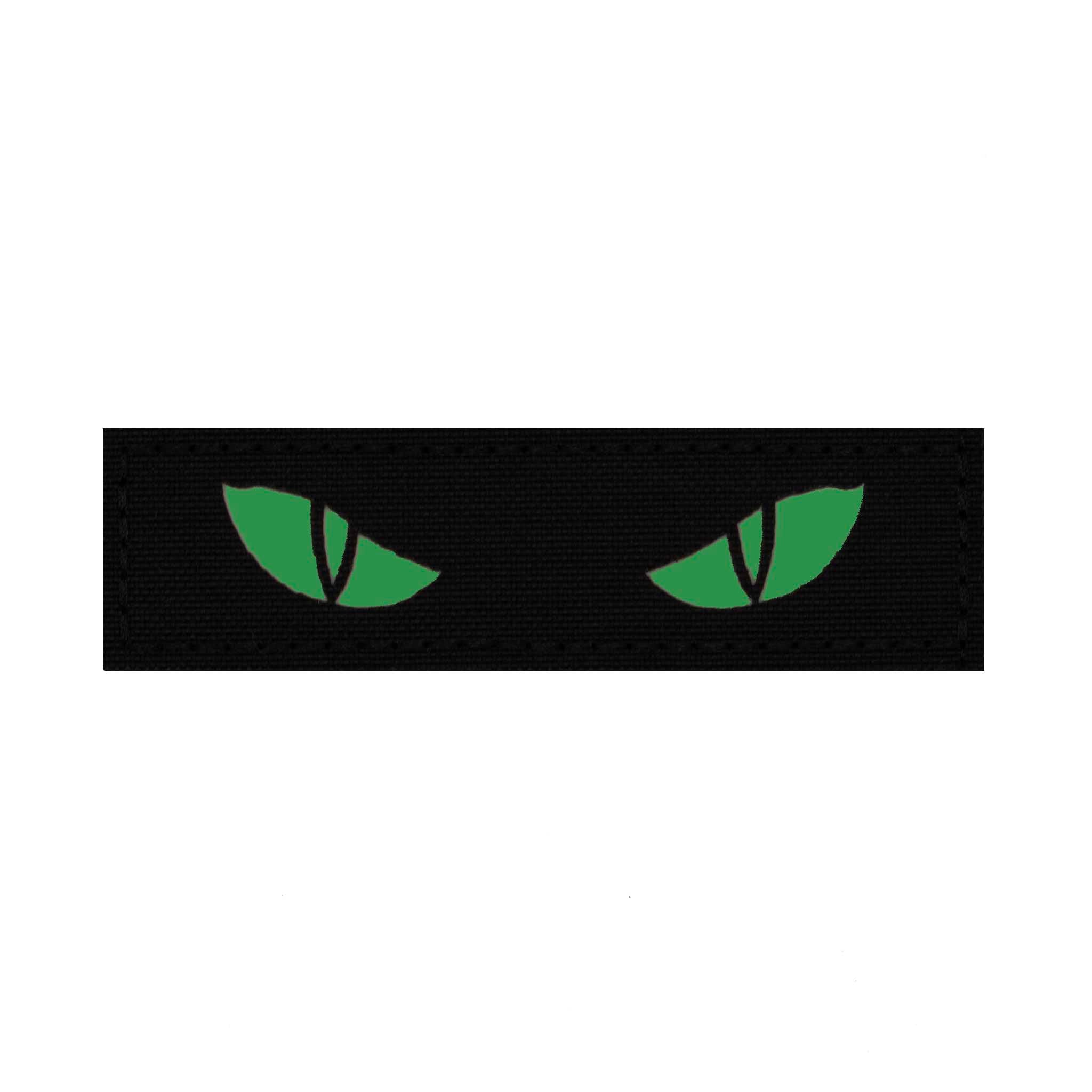 "Cat Eyes" Glow - In - The - Dark Embroidered Velcro Patch - Brotherhood Cornhole
