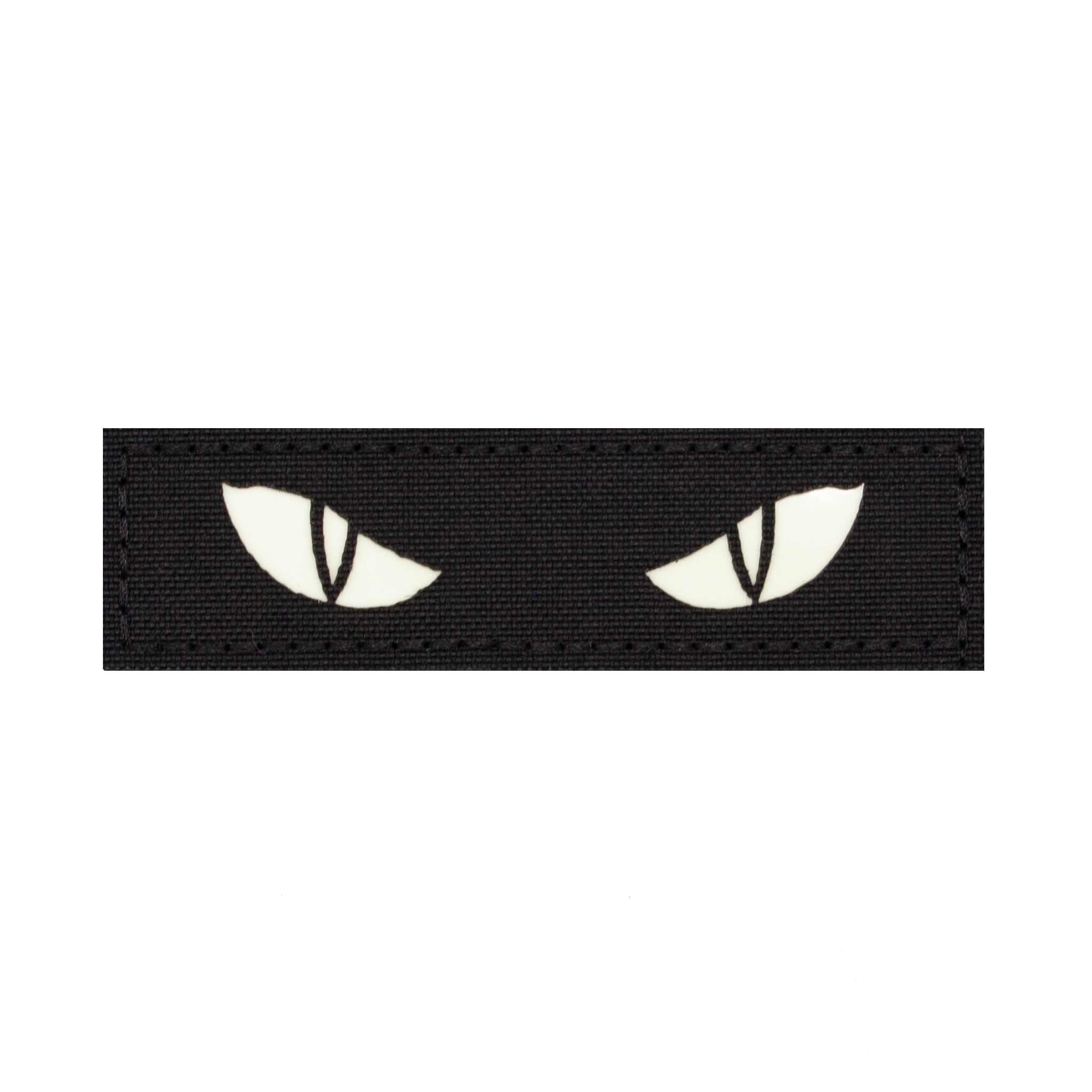 "Cat Eyes" Glow - In - The - Dark Embroidered Velcro Patch - Brotherhood Cornhole