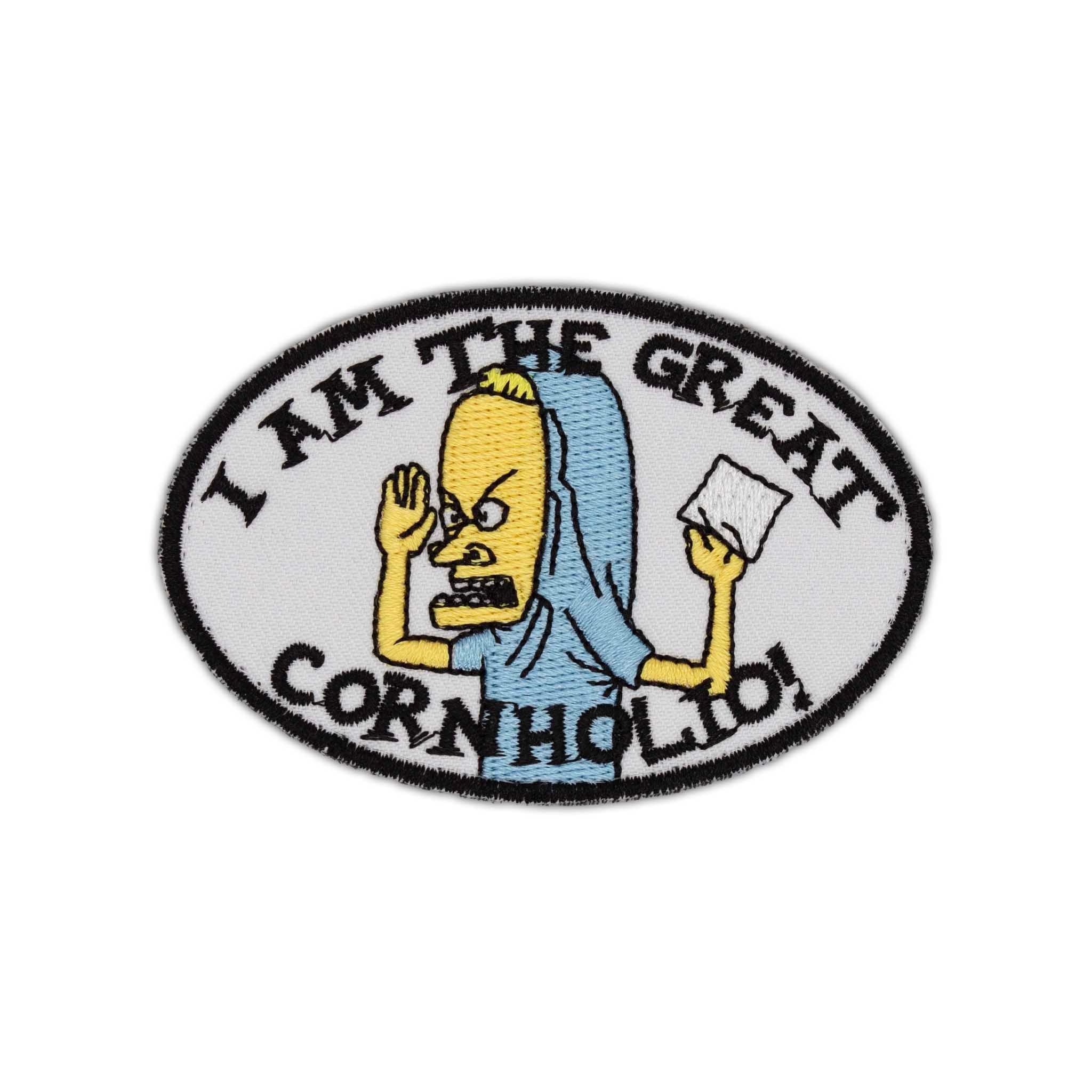 "Cornholio" (Beavis and Butthead) Embroidered Velcro Patch - Brotherhood Cornhole