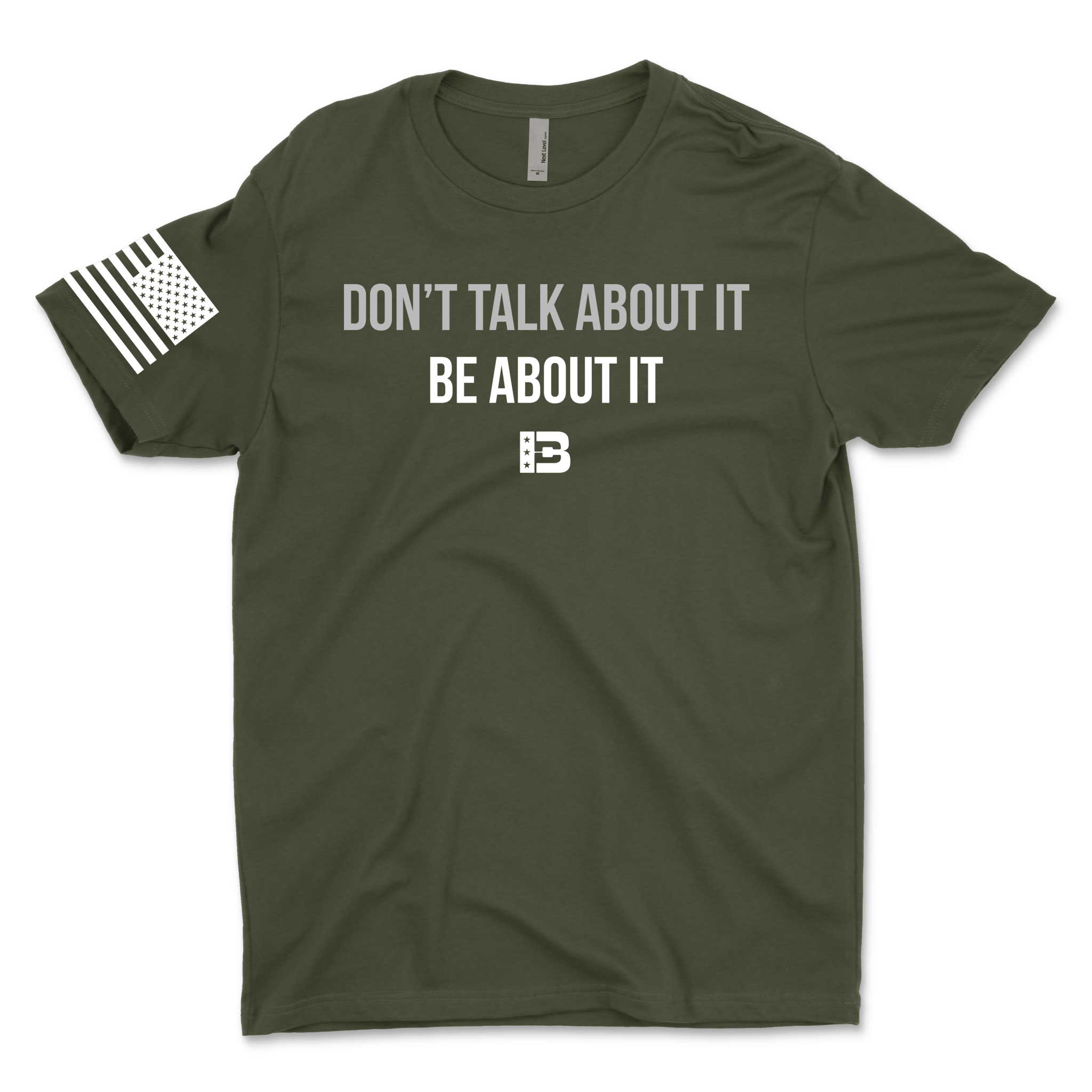 Don't Talk About It Men's T-Shirt - Brotherhood Cornhole