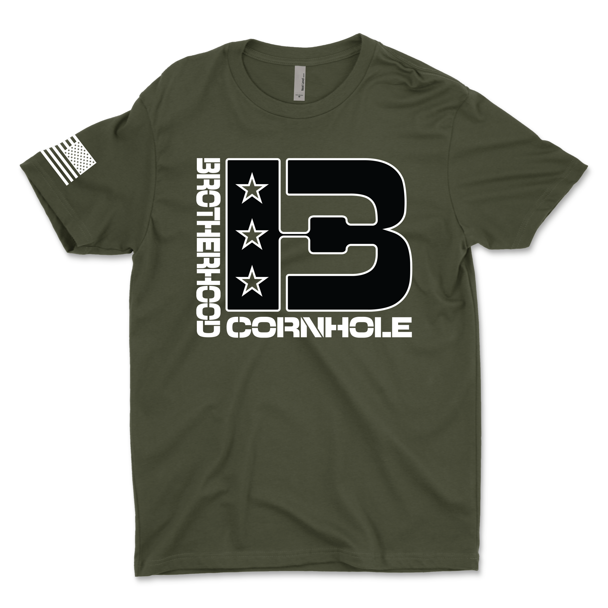 Men's BC Front Logo T-Shirt - Brotherhood Cornhole