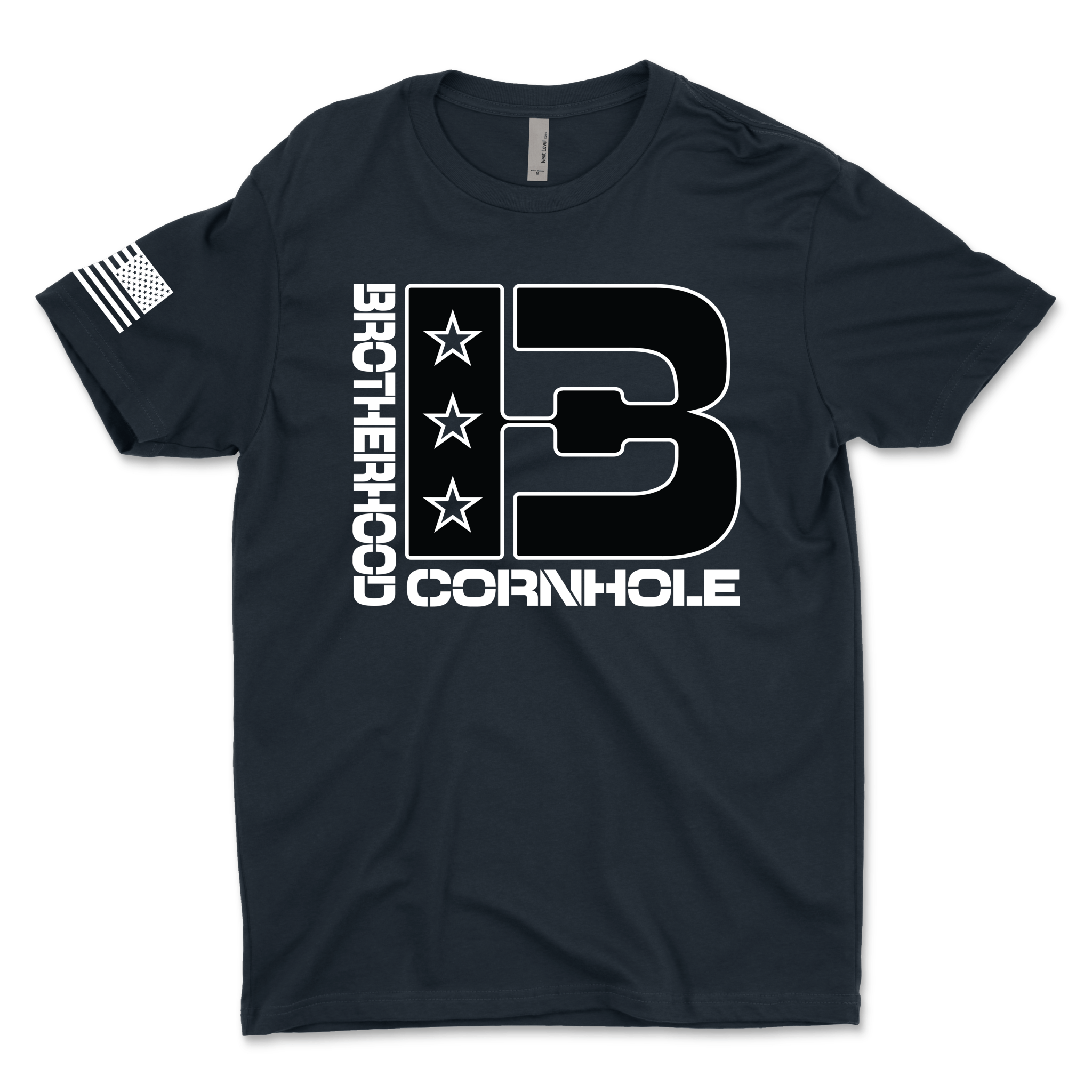 Men's BC Front Logo T-Shirt - Brotherhood Cornhole