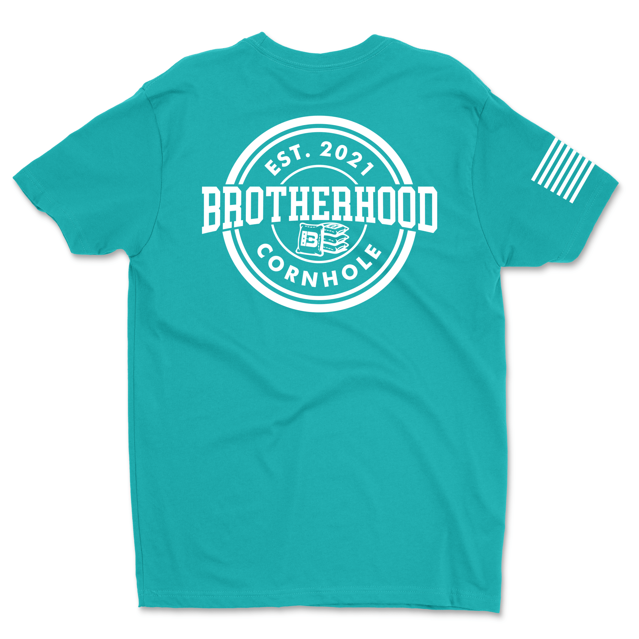 Men's College BC T-Shirt - Brotherhood Cornhole