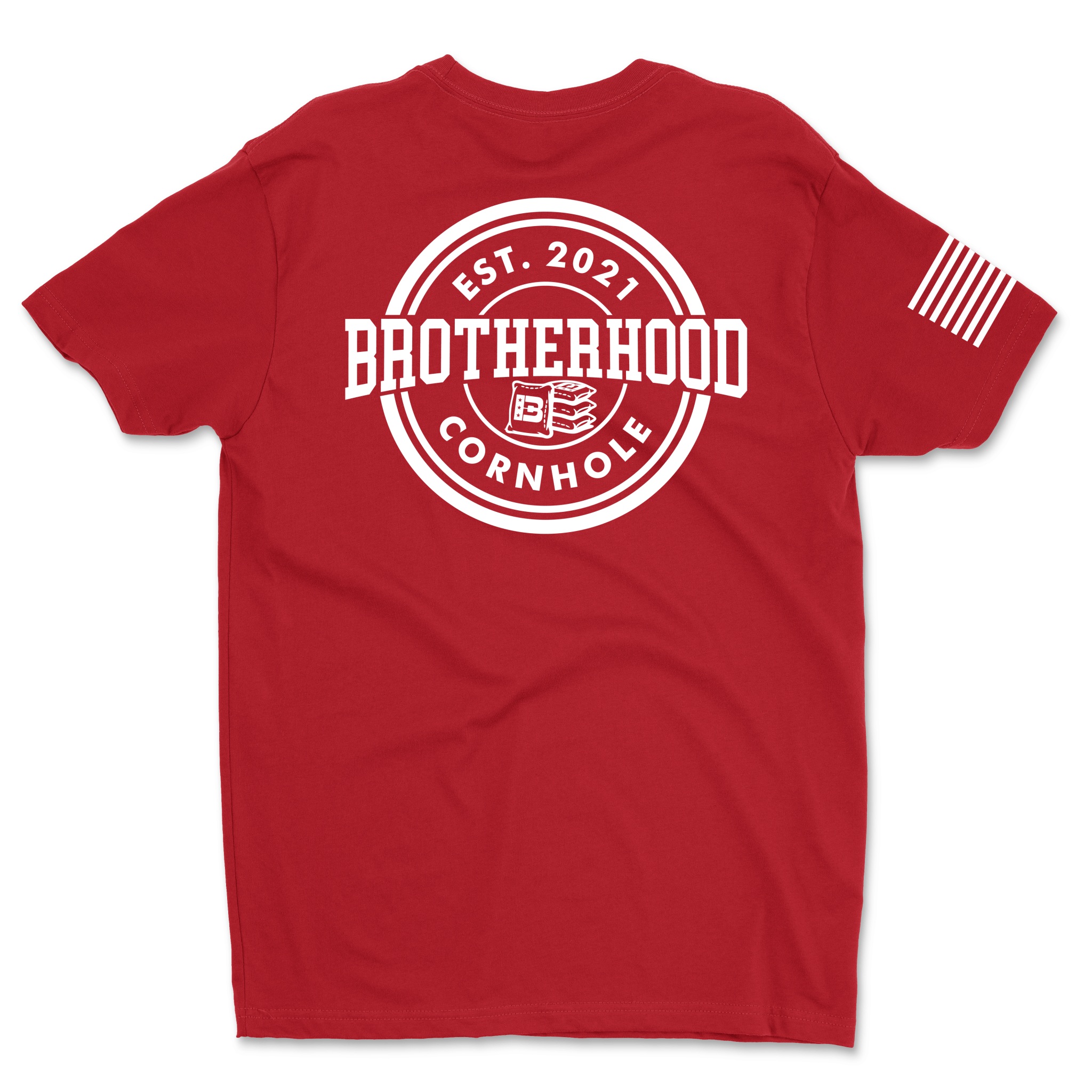 Men's College BC T-Shirt - Brotherhood Cornhole