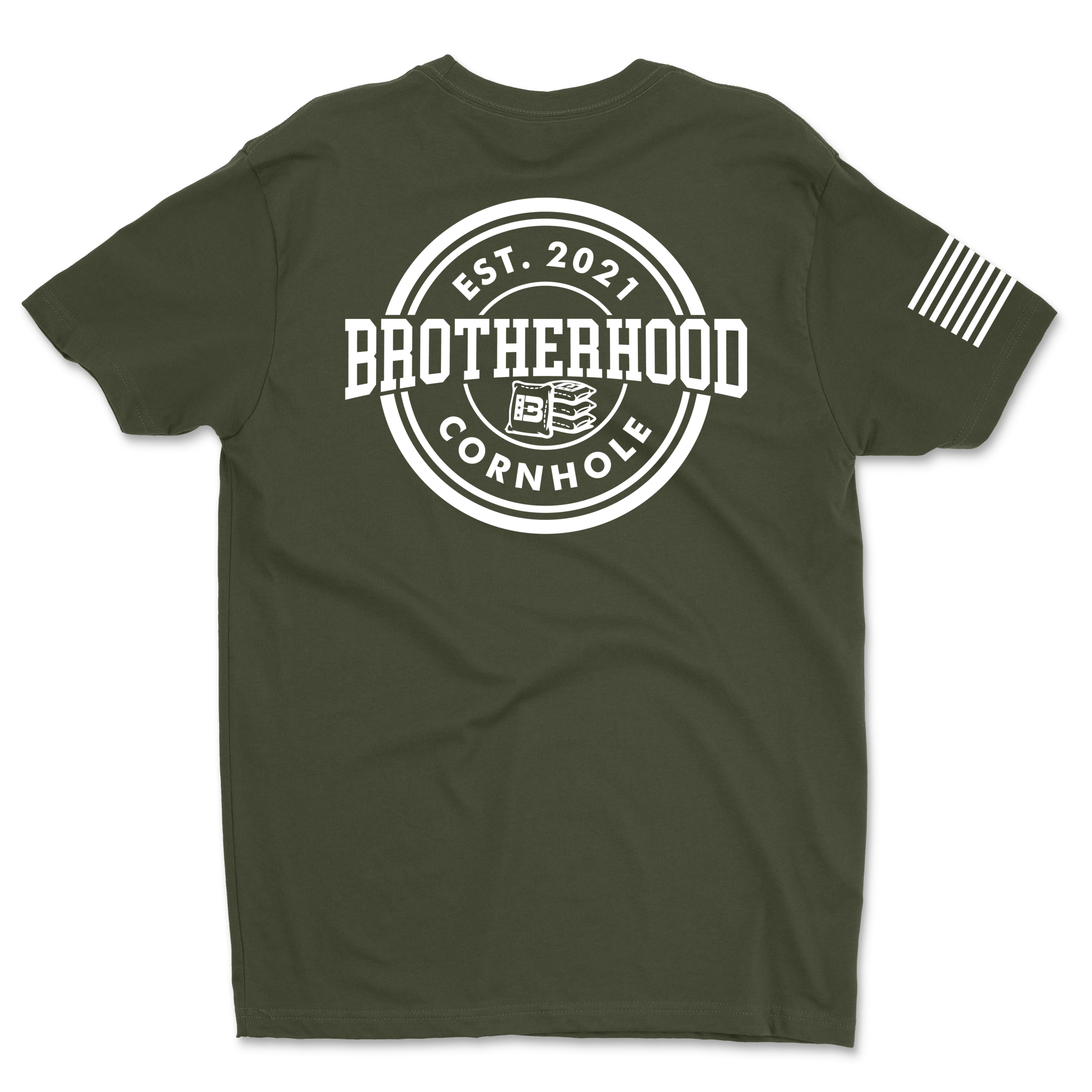 Men's College BC T-Shirt - Brotherhood Cornhole