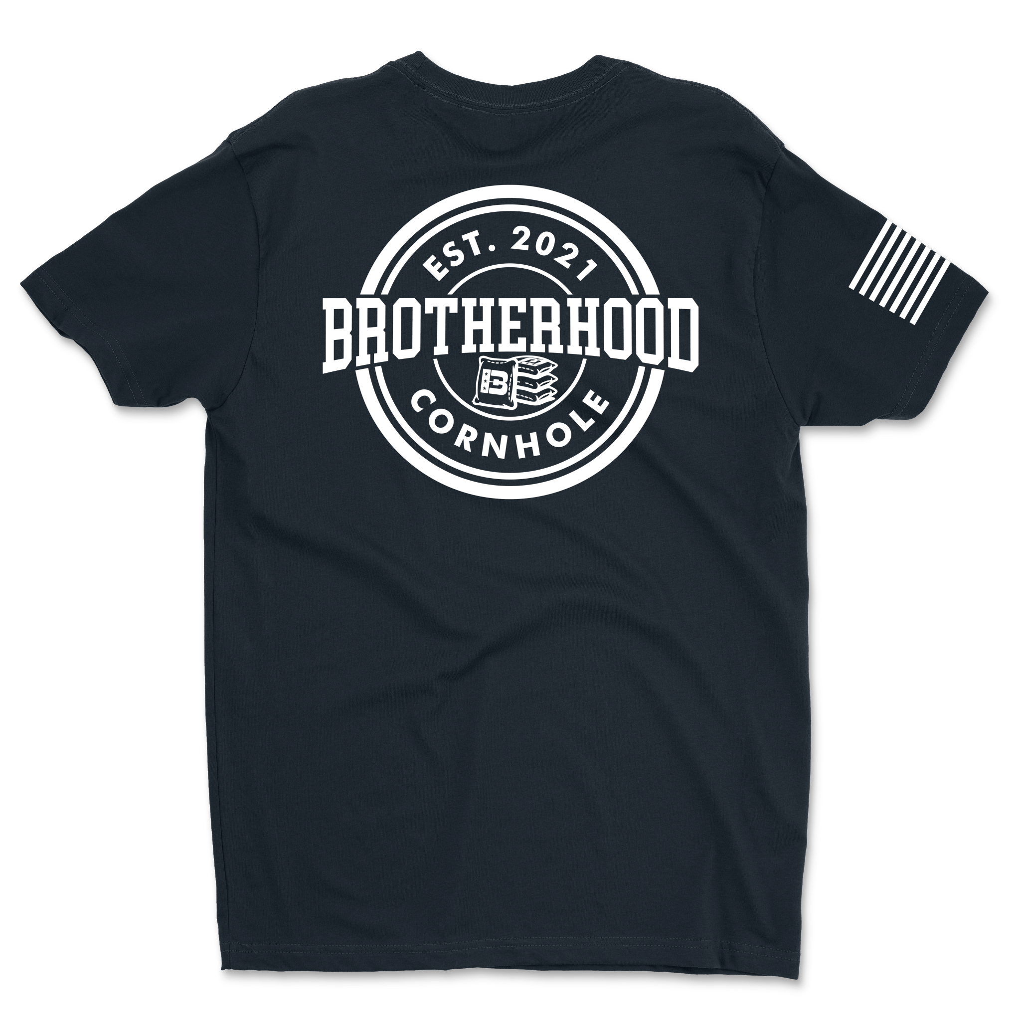 Men's College BC T-Shirt - Brotherhood Cornhole