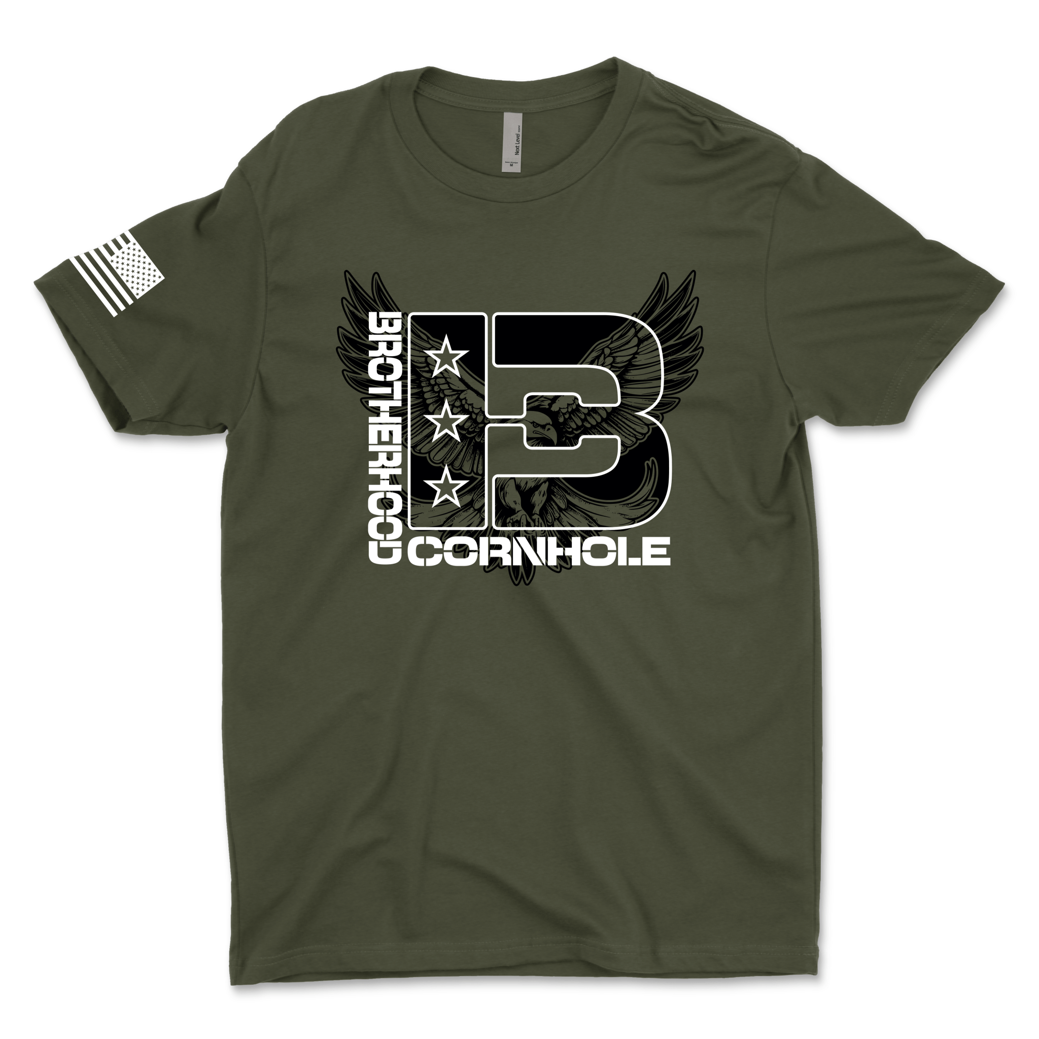 Men's Eagle BC T-Shirt - Brotherhood Cornhole