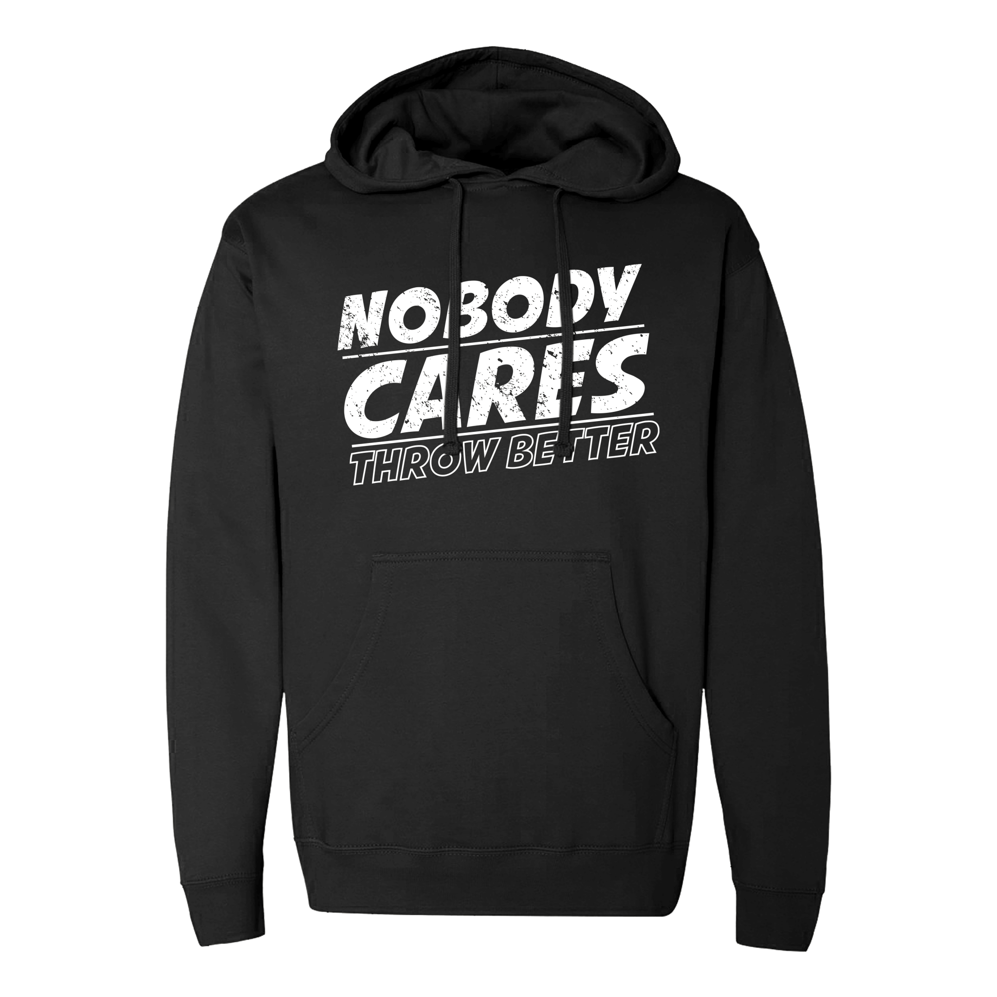 Nobody Cares Hoodie - Brotherhood Cornhole