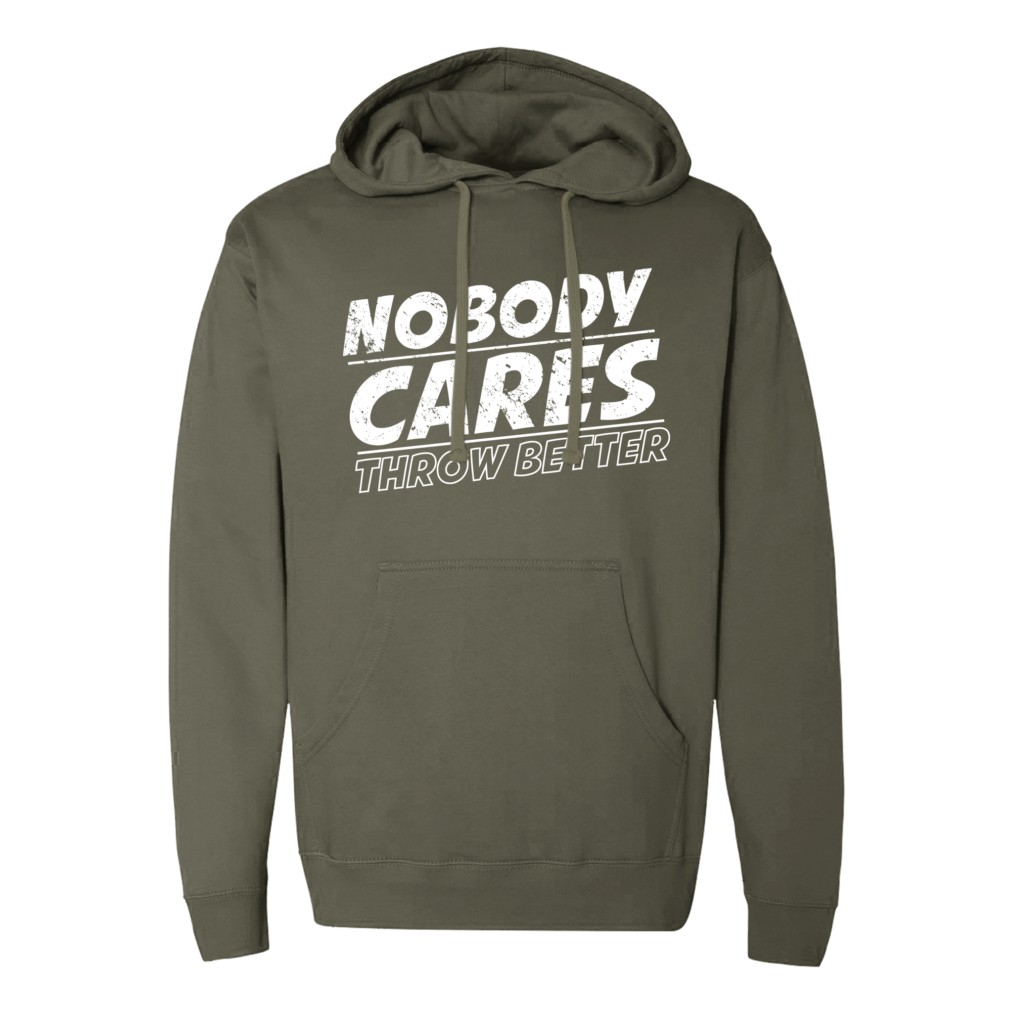 Nobody Cares Hoodie - Brotherhood Cornhole