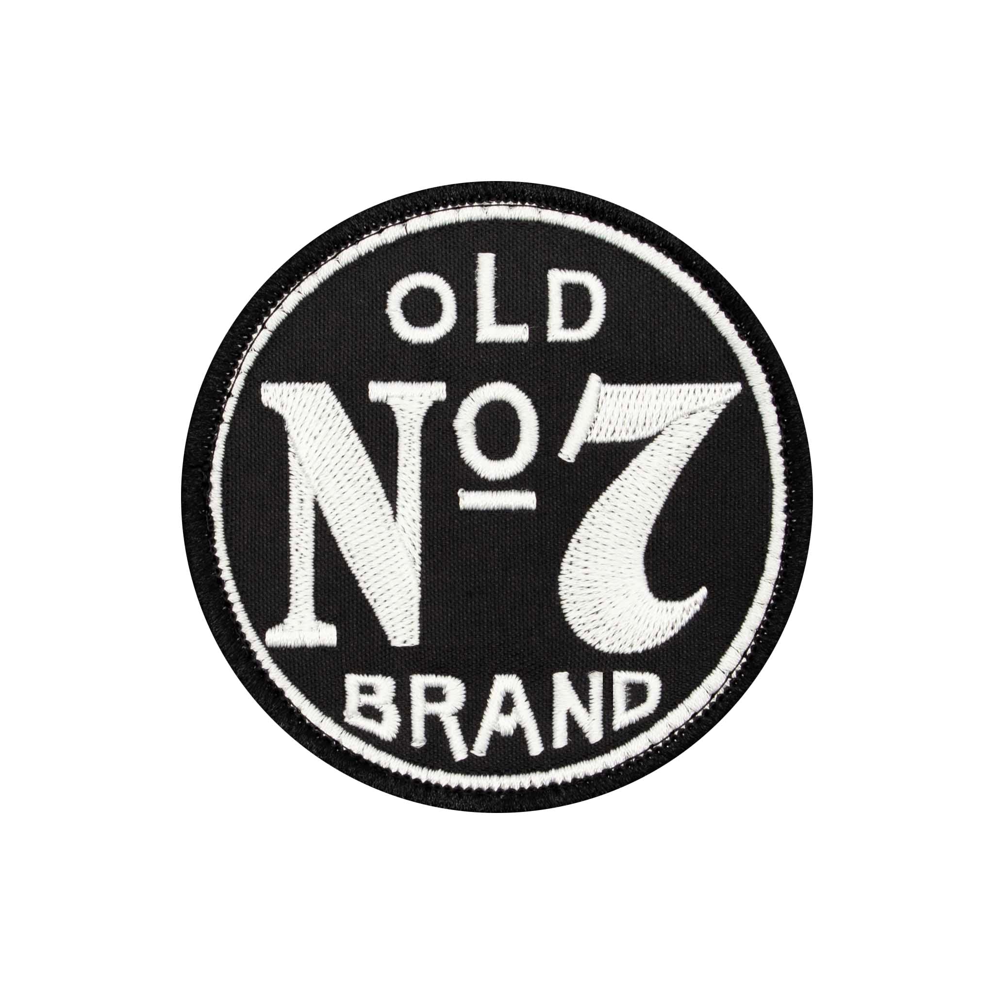 "Old No 7" Jack Daniels Whiskey Logo Embroidered Velcro Patch - Brotherhood Cornhole