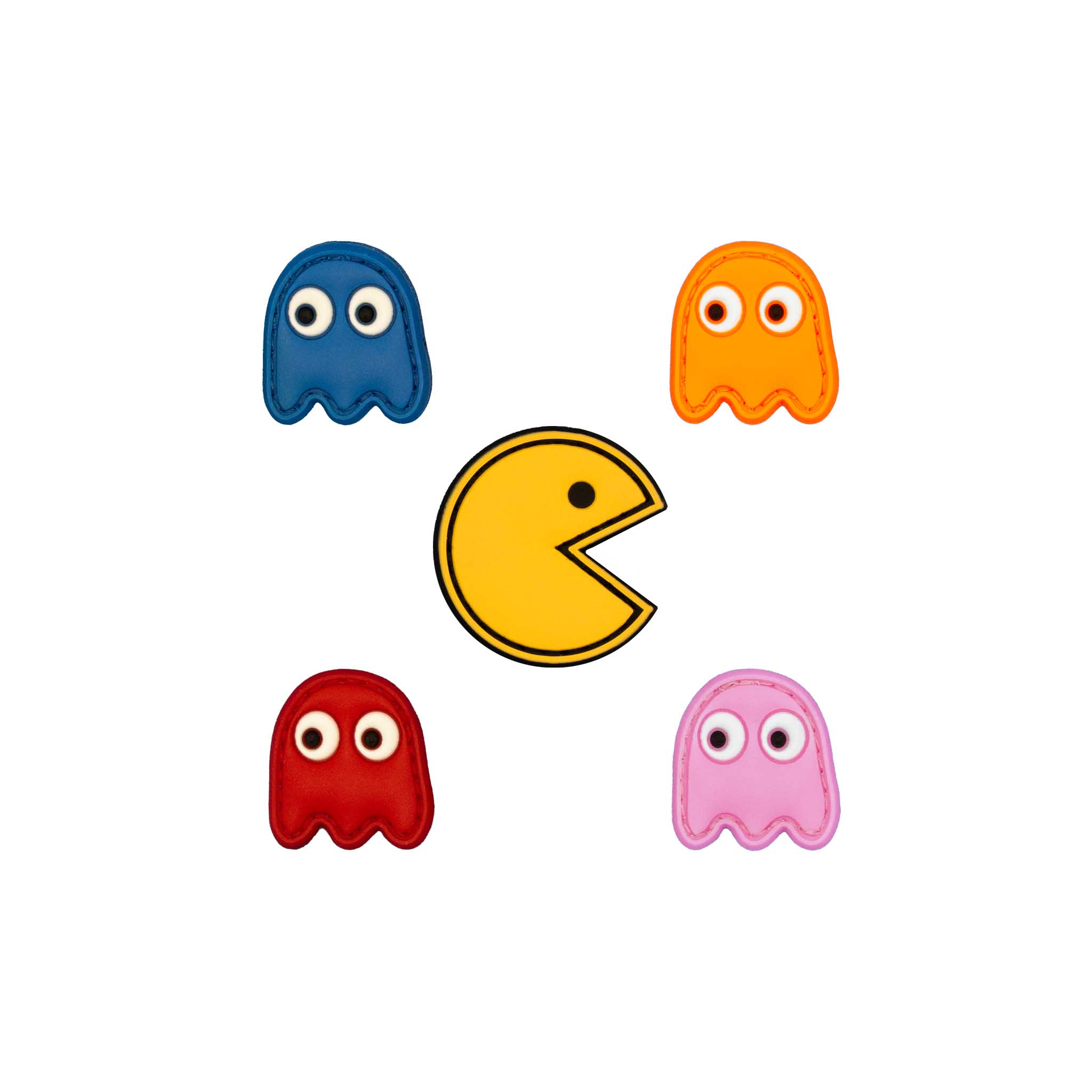 "Pac - Man (5 PIECE)" Mini PVC Velcro Patch - Brotherhood Cornhole