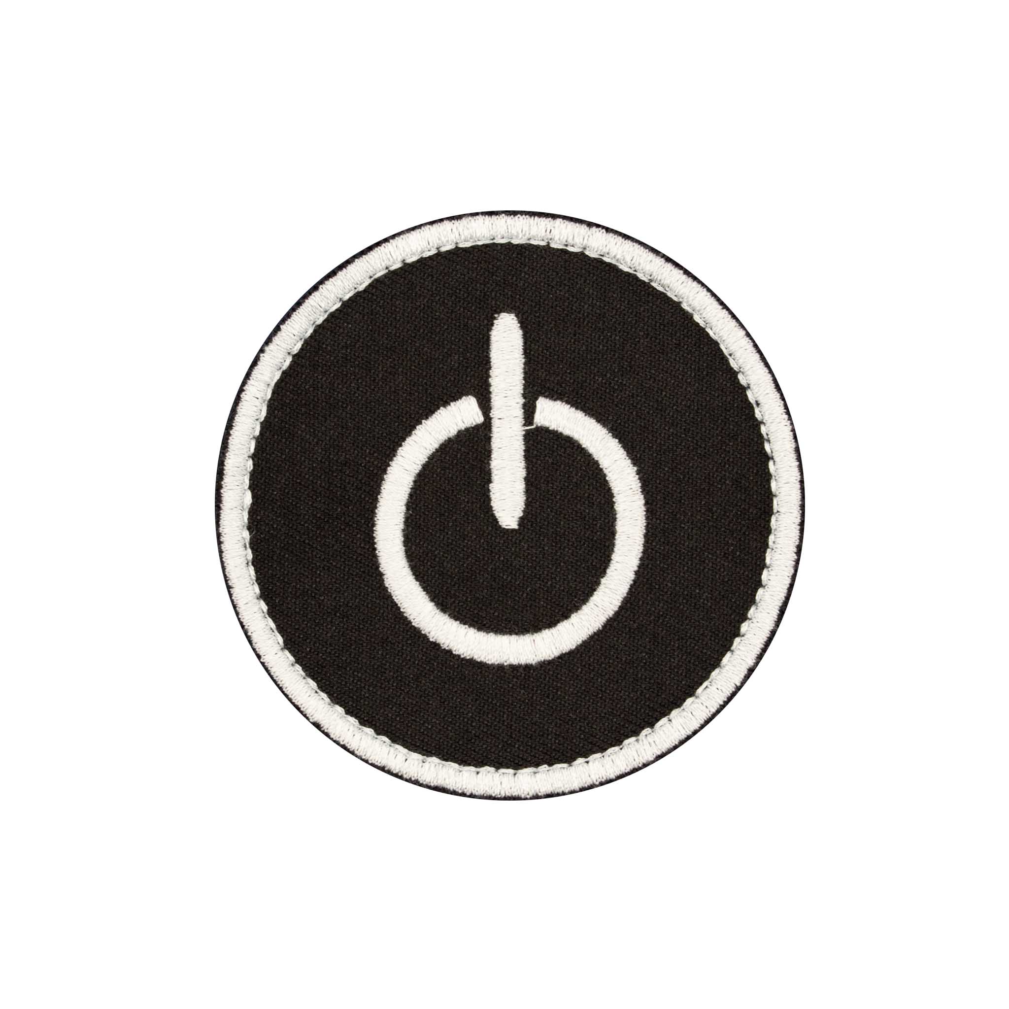 "Power Button" Embroidered Velcro Patch - Brotherhood Cornhole