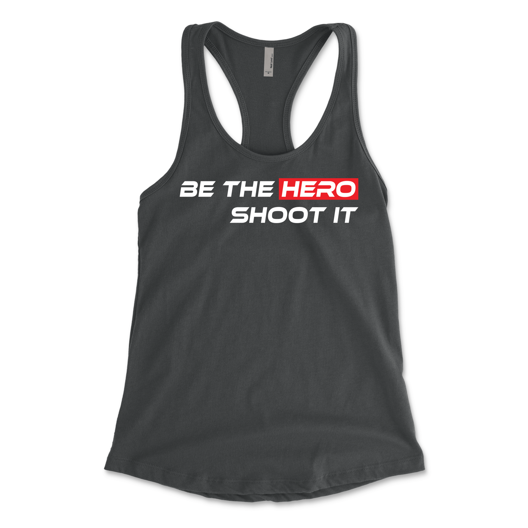 Racer Back "Be the Hero" T-Shirt - Brotherhood Cornhole