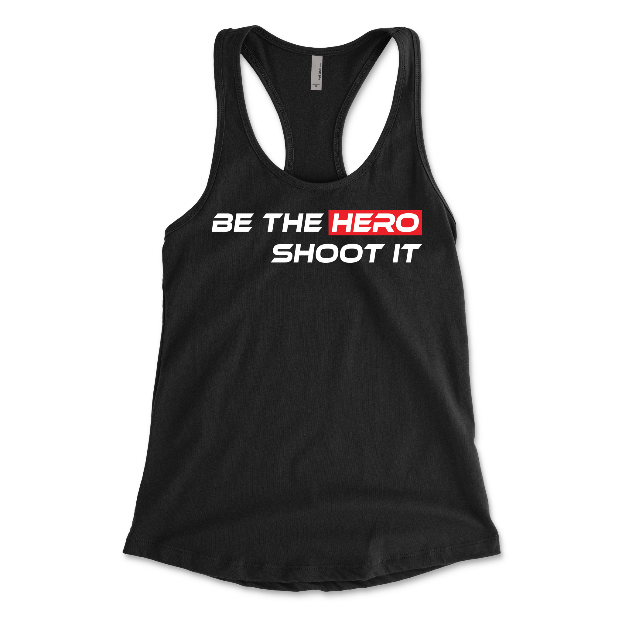 Racer Back "Be the Hero" T-Shirt - Brotherhood Cornhole