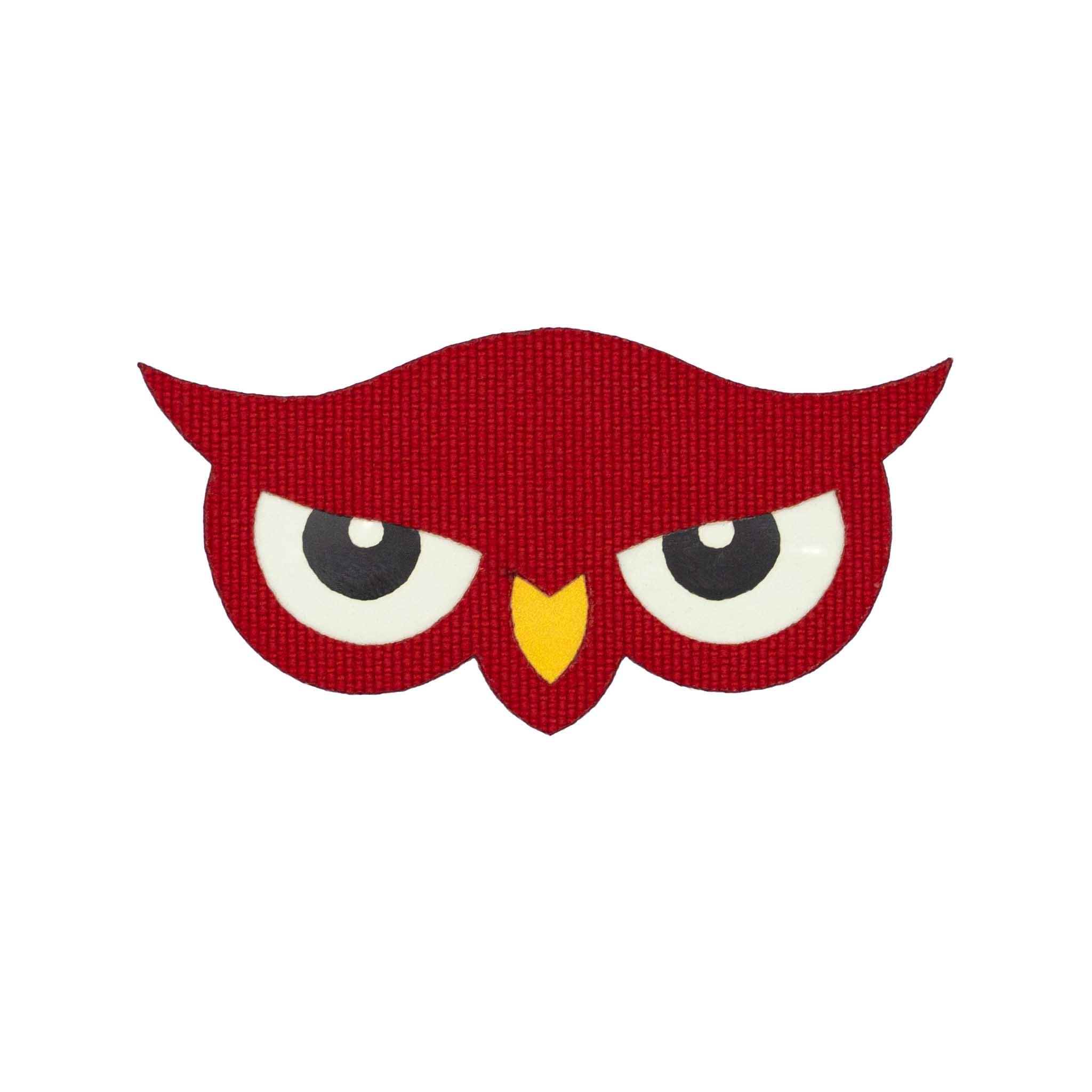 "Red Owl" Glow - In - The - Dark Embroidered Velcro Patch - Brotherhood Cornhole