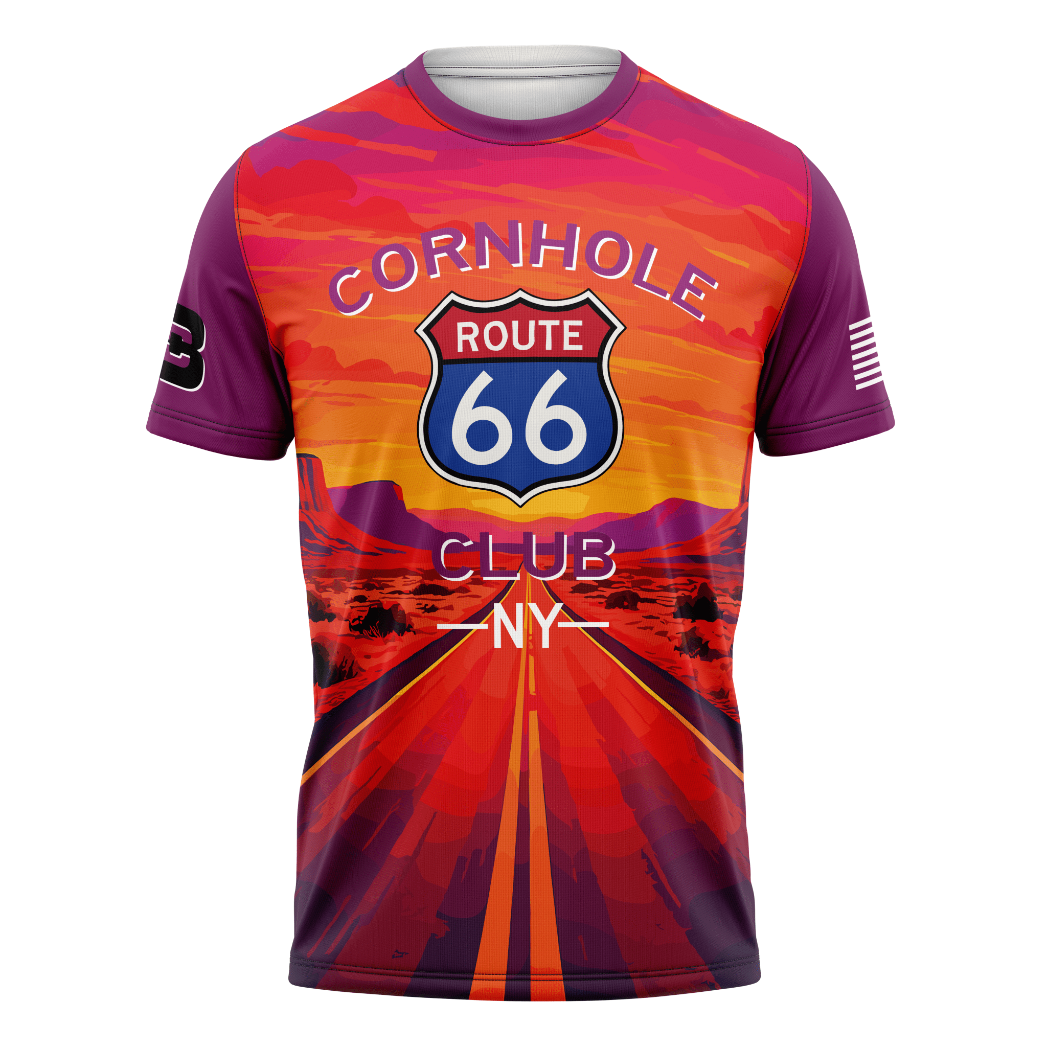 Route 66 Club Jersey - Brotherhood Cornhole