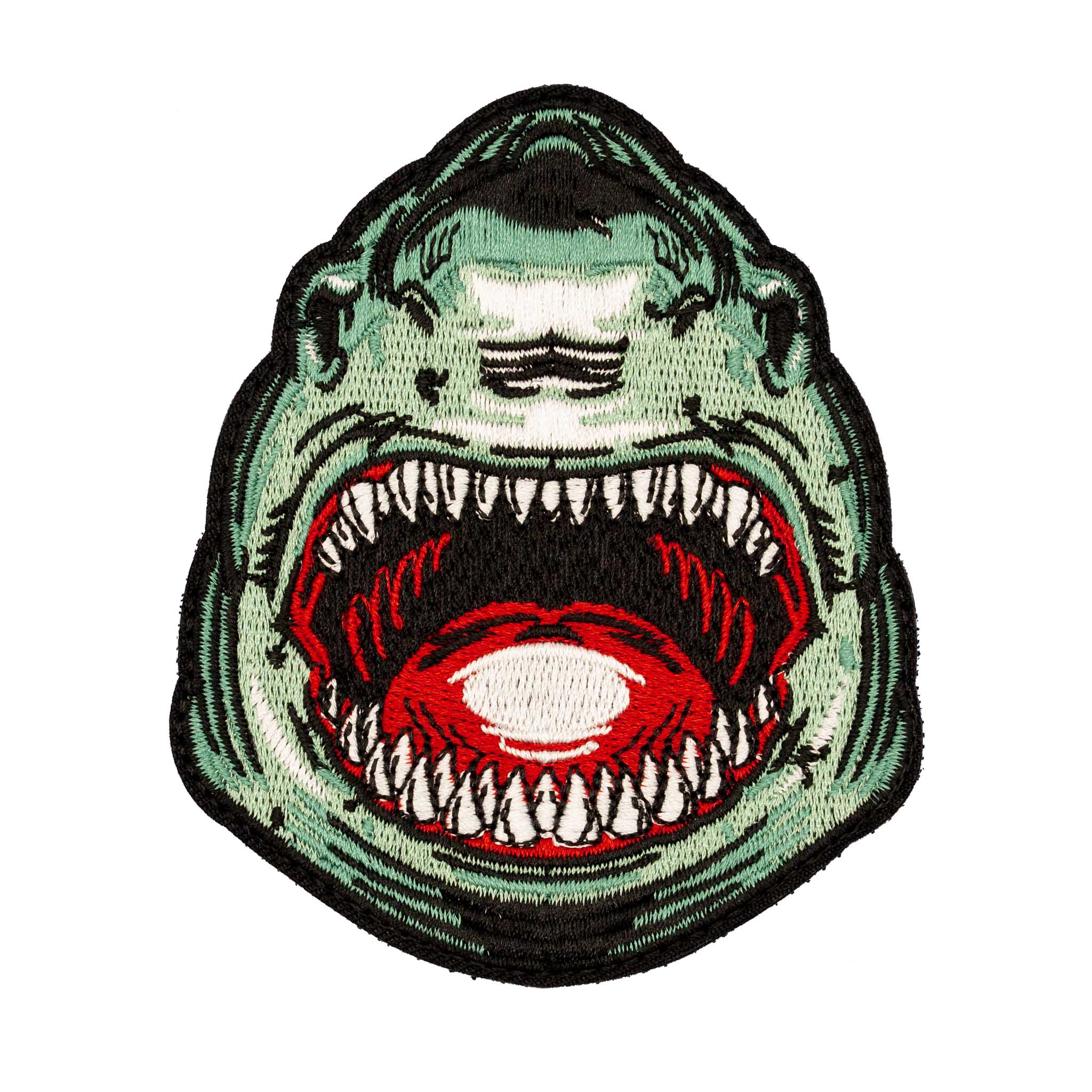Shark Embroidered Velcro Patch - Brotherhood Cornhole