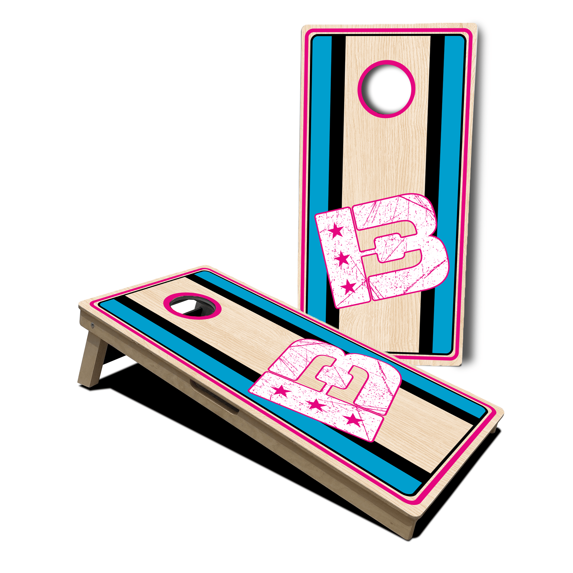 Striped Brotherhood Cornhole ACL Approved Cornhole Boards - Brotherhood Cornhole