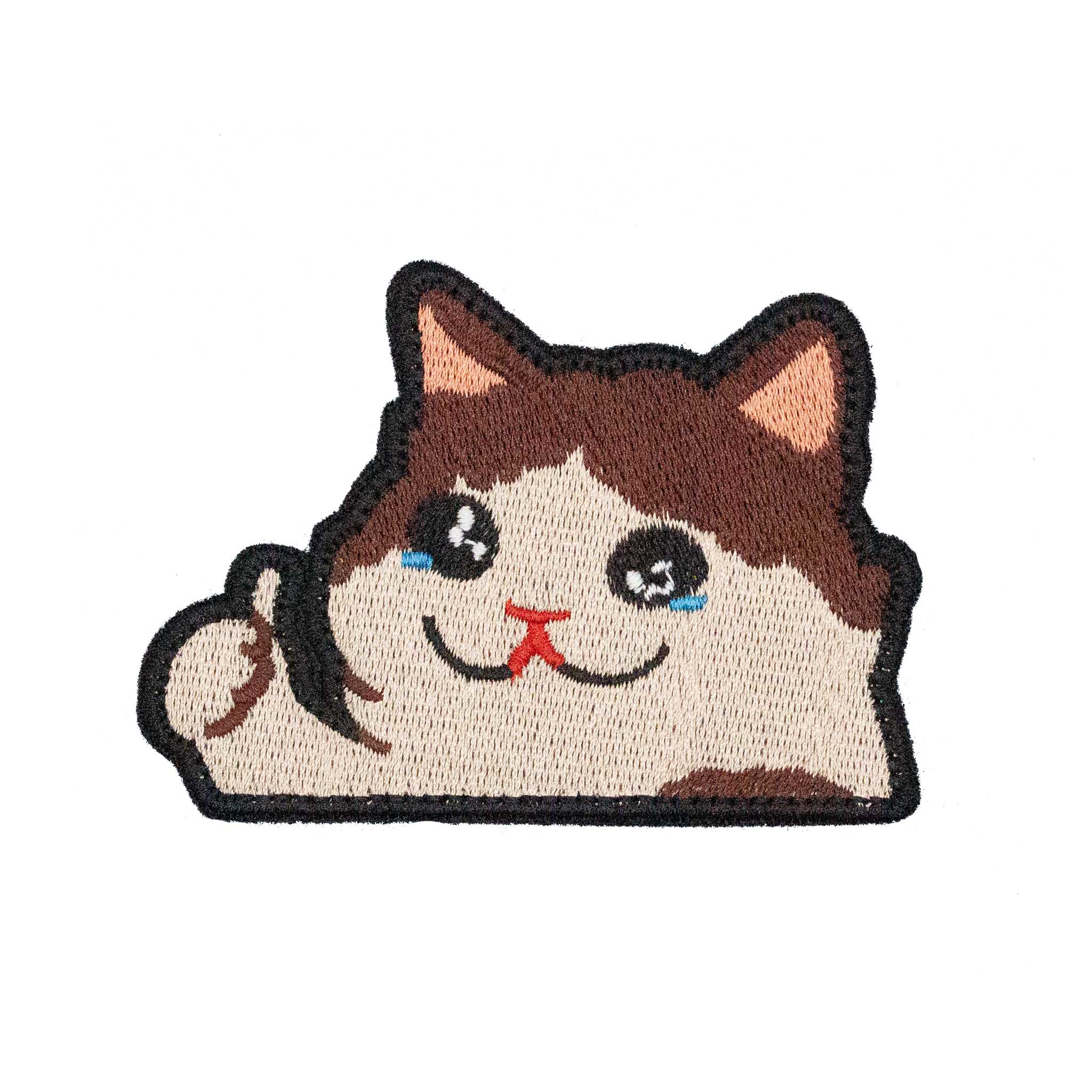 "Thumbs Up Cat" Embroidered Velcro Patch - Brotherhood Cornhole