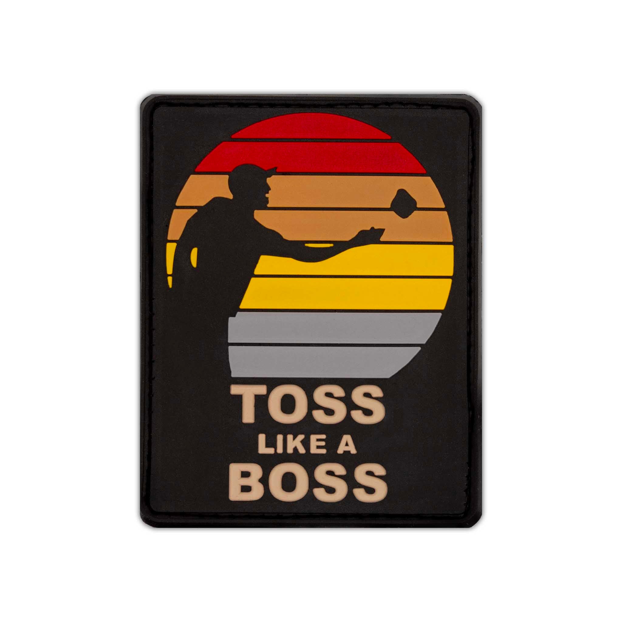 "Toss Like A Boss" PVC Velcro Patch - Brotherhood Cornhole